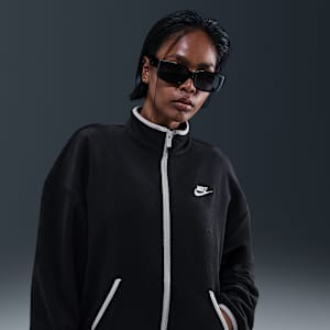 Nike Sportswear Club Fleece Women's Loose Cozy Track Jacket. Nike.com